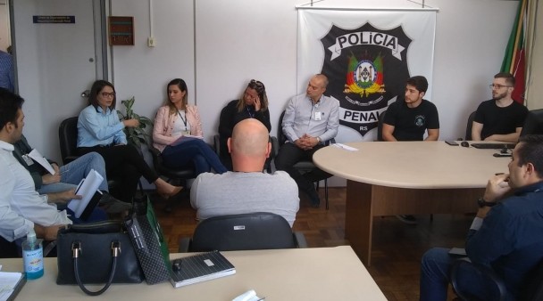 Equipe reunida na Susepe