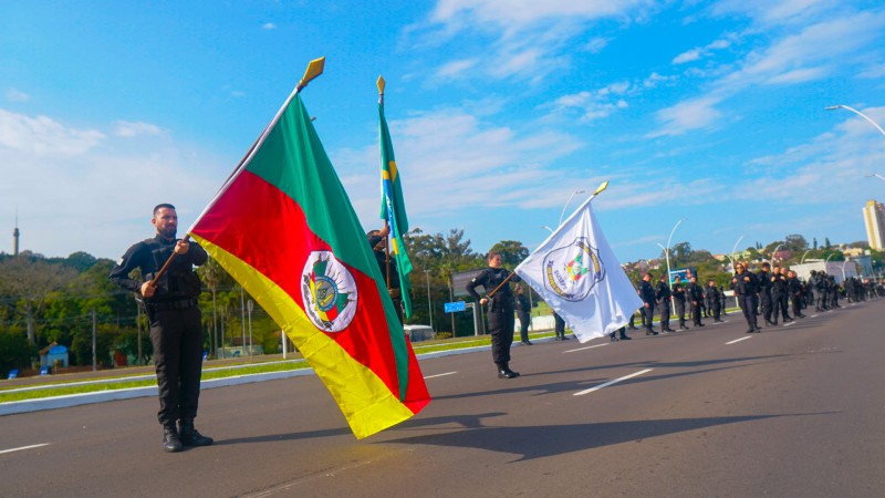 O evento foi realizado na avenida Edvaldo Pereira Paiva, em Porto Alegre