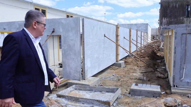 Governador disse que obra será uma nova concepção para o sistema prisional e para a segurança pública no Estado